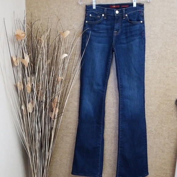 -SOLD--7 for all mankind jeans bootcut   size 26 - Picture 3 of 8